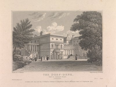 Dyb-Dene. East eller Carriage Front, Surrey af William Wallis