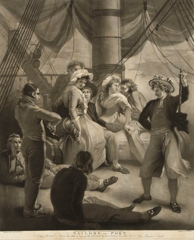 Sømænd i havn af William Ward