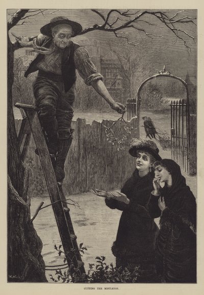 Skæring af misteltenen af William Weekes