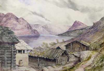 Romsdal Fjord, 1850 af William West