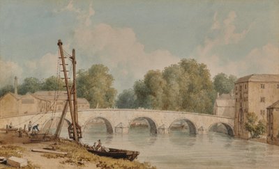 Maidstone Bridge af William Westall