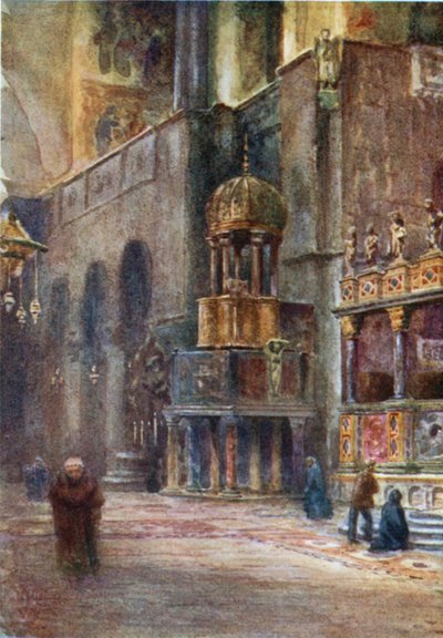 Venedig. Interiør, St. Mark