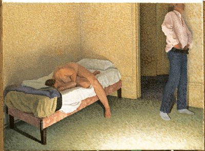Interiør med en figurforbinding af William Wilkins