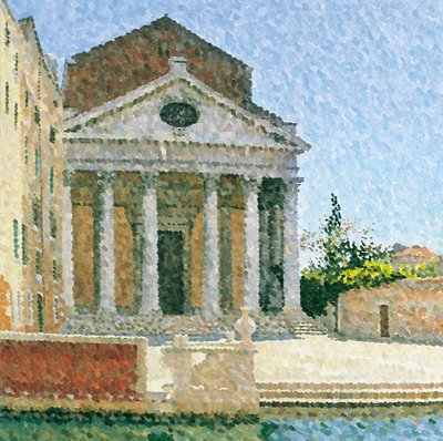 San Nicola dei Tolentini, Venedig, 2001 (Olie på lærred) af William Wilkins