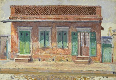 Hus på Dumaine Street, New Orleans, ca. 1904 af William Woodward