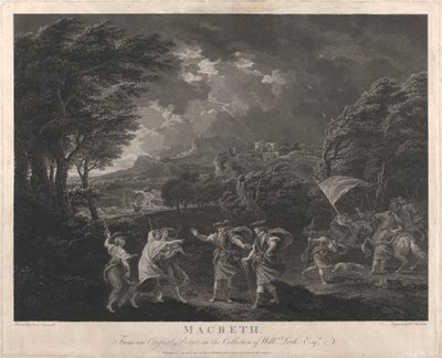 Macbeth og heksene af William Woollett