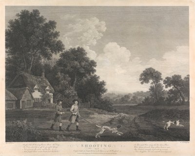 Skydning, Plade II af William Woollett