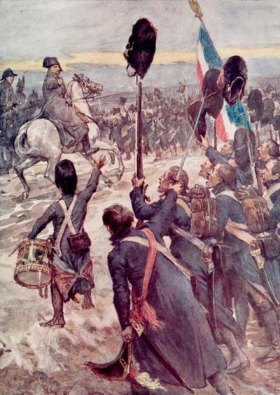 Napoleon i Austerlitz af William after Rainey