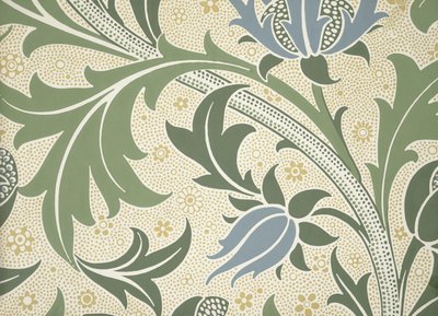 Tapetprøvebog, før 1917 (tryk) af William and Company Morris