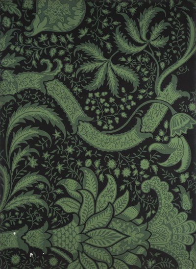 Tapetprøvebog, før 1917 (tryk) af William and Company Morris