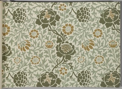 Tapetprøvebog, før 1917 (tryk) af William and Company Morris