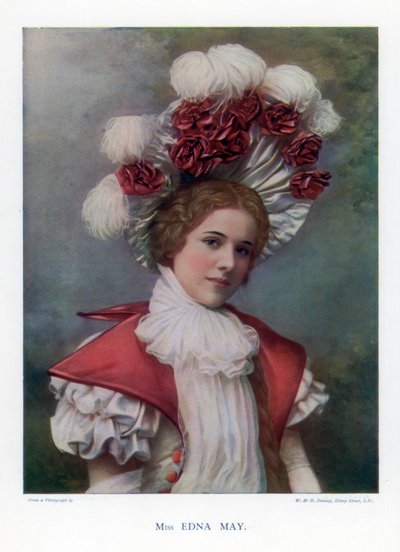Edna May, amerikansk skuespillerinde og sangerinde, 1901. af William and Daniel Downey