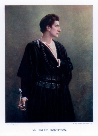 John Forbes-Robertson, britisk skuespiller og teaterchef, 1901. af William and Daniel Downey