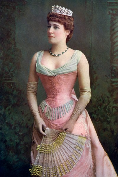 Lillie Langtry 1853-1929, engelsk skuespillerinde, 1899-1900. af William and Daniel Downey