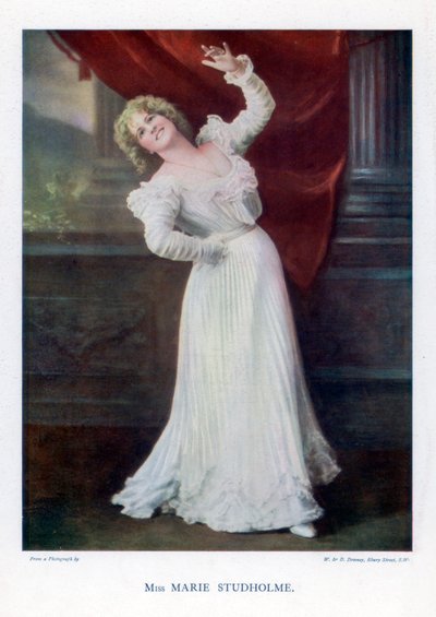 Marie Studholme, engelsk teaterskuespillerinde, 1901. af William and Daniel Downey