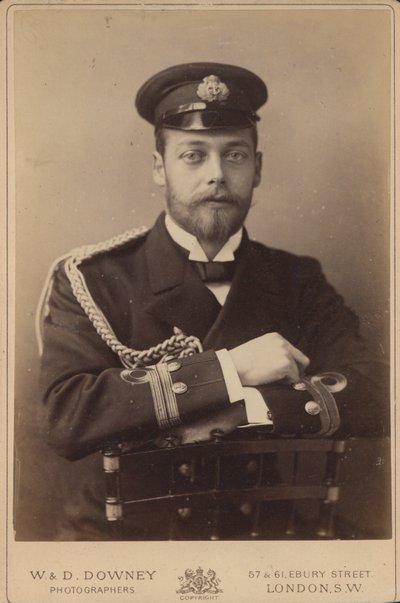 Prins George af Wales i flådeuniform af William and Daniel Downey
