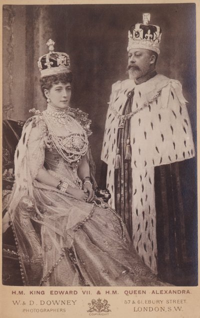 Dronning Alexandra og kong Edward VII af William and Daniel Downey