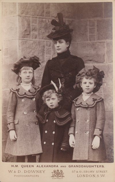 Dronning Alexandra og hendes barnebarn af William and Daniel Downey