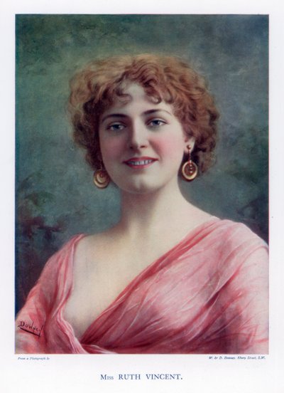 Ruth Vincent, skuespillerinde og sangerinde, 1901. af William and Daniel Downey