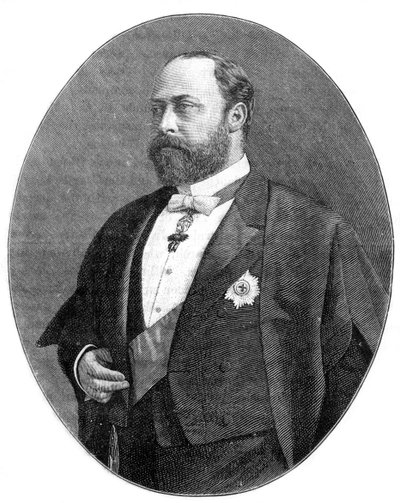 Prinsen af Wales i sine klæder som bænk i Mellemtemplet, 1900. af William and Daniel Downey