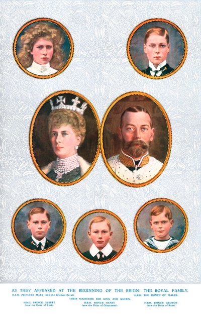 Den kongelige familie, c1935 af William and Daniel Downey