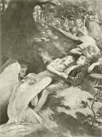 Hans og Grete, anden akt scene II (dybtryk) af William de Leftwich Dodge
