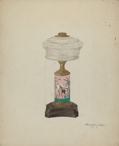 Lampe base af Willoughby Ions