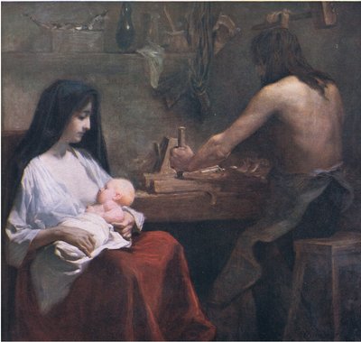 Den hellige familie, Bibbys årlige, 1916-17 af Willy Martens