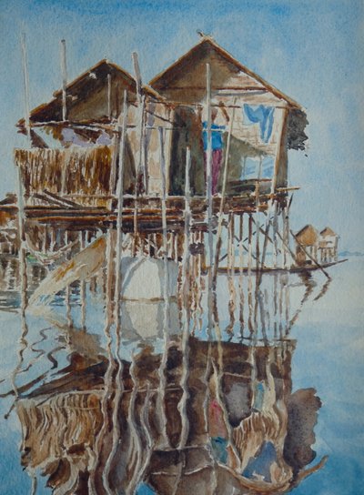 906 Pauk Pa Village (3) af Wilson Clive