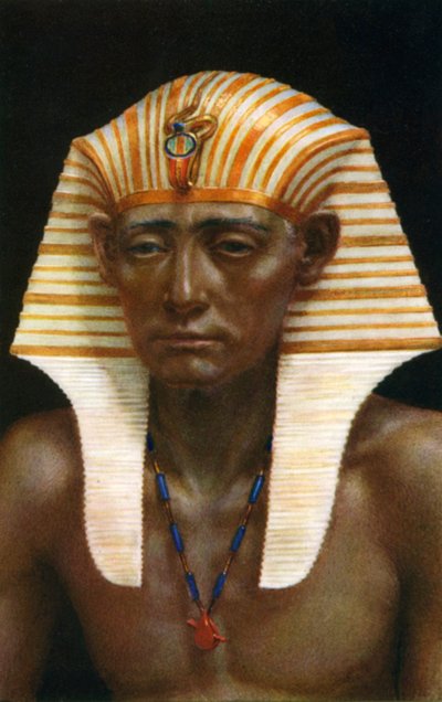 Amenemhat III, oldægyptisk farao fra det 12. dynasti, 19. århundrede f.Kr. 1926. af Winifred Mabel Brunton