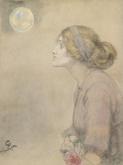 Gertrude Sandys (pastel på papir) af Winifred Sandys