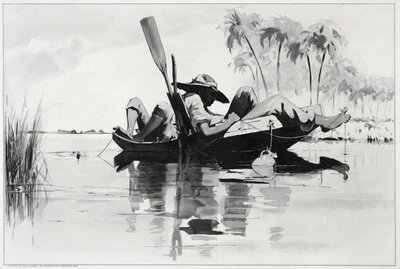 En fiskefest af Winslow Homer