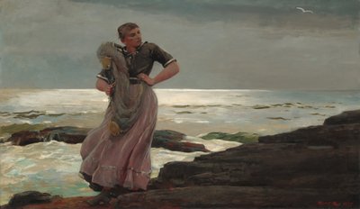 Et lys på havet, 1897. af Winslow Homer