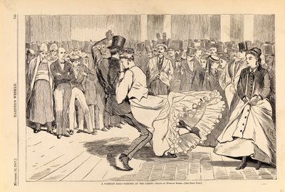 A Parisian Ball--Dancing at the Casino, fra Harper