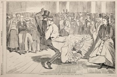 Et parisisk bal - Dans på kasinoet af Winslow Homer