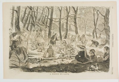 En picnic til lands af Winslow Homer