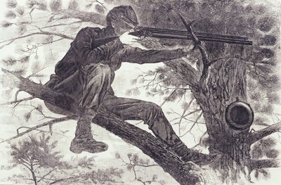 En skarpskytte på vagttjeneste af Winslow Homer