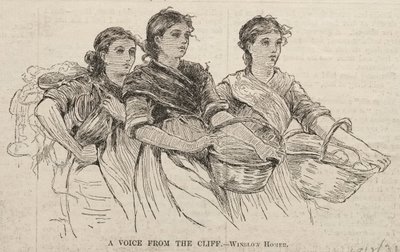 En stemme fra klippen. af Winslow Homer