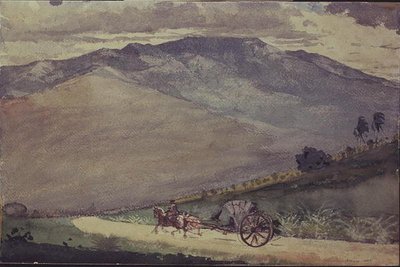 En Volante på en bjergvej, Cuba af Winslow Homer