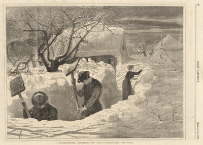 En vintermorgen af Winslow Homer