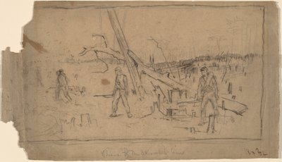 Fremrykning af Skirmish Line, 1864. af Winslow Homer