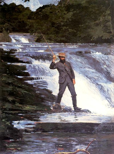 En lystfisker, 1874 af Winslow Homer