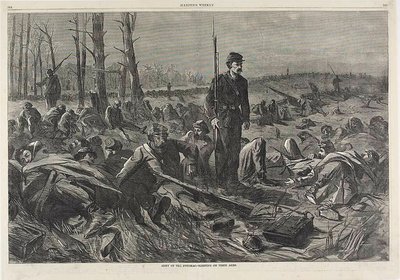 Potomacs hær - sover på deres arme af Winslow Homer