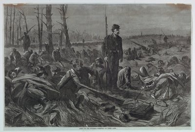 Army of the Potomac - Sovende på deres arme af Winslow Homer