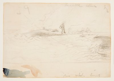 Strandscene, England af Winslow Homer