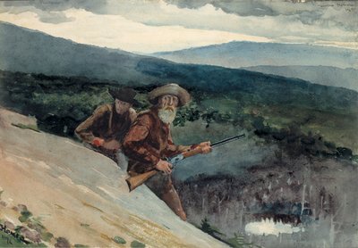 Bjørnejagt, Prospect Rock af Winslow Homer
