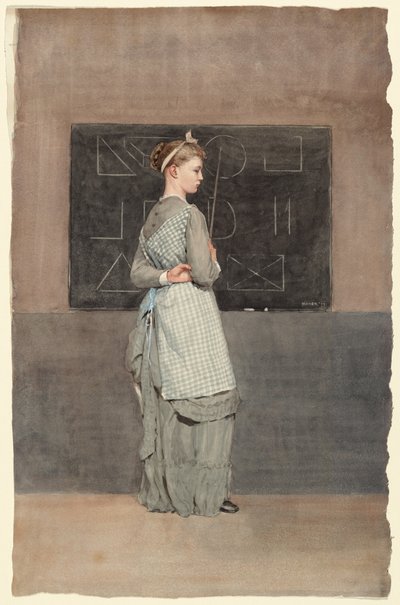 Tavle, 1877. af Winslow Homer