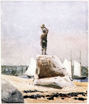 Dreng hylde skonnere af Winslow Homer