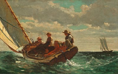 Breezing Up (A Fair Wind) 1873-76 af Winslow Homer