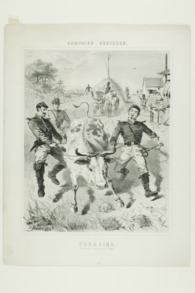 Skitser af kampagnen: Fouragering af Winslow Homer